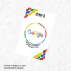 Siyah renkli, özel logo baskılı NFC Google Yorum Kartı yakın çekim detayı. nfc.web.tr kaliteli PVC malzeme.