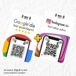 nfc-ve-qr-kodlu-google-yorum-ve-instagram-takip-karti-2li-paket NFC ve QR Kodlu Google Yorum ve Instagram Takip Kartı 2’li Paket