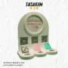 Üzerinde işletme logosu ve QR kod bulunan şık tasarımlı NFC ve QR destekli dijital stand.